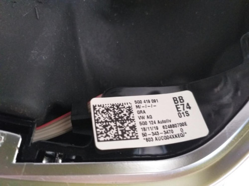  VOLANTE, VOLKSWAGEN, GOLF VII BERLINA (BQ1/BE2) 