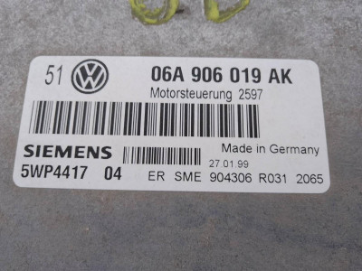 CENTRALITA MOTOR UCE, VOLKSWAGEN, GOLF IV BERLINA (1J1)(10.1997)