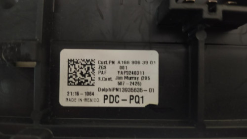 CAJA RELES / FUSIBLES Mercedes-Benz CLASE ML (BM 166) 