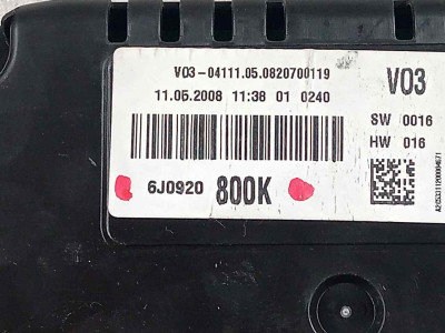 CUADRO INSTRUMENTOS, SEAT, IBIZA BERLINA (6J5)