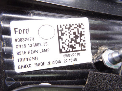 PILOTO TRASERO DERECHO INTERIOR, FORD, ECOSPORT (CR6)