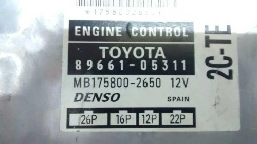  CENTRALITA MOTOR UCE TOYOTA AVENSIS BERLINA (T22) 
