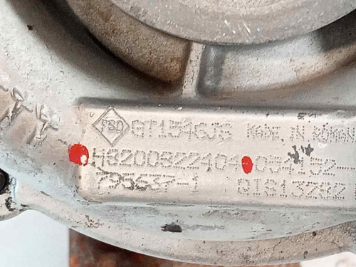 TURBOCOMPRESOR Nissan NV400 CAJA ABIERTA DOBLE CABINA (X62) 