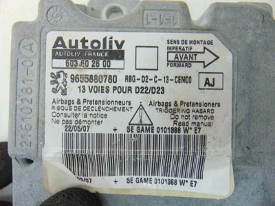 CENTRALITA AIRBAG, PEUGEOT, 407 SW