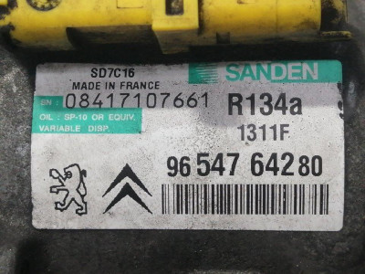 COMPRESOR AIRE ACONDICIONADO, CITROEN, C5 BERLINA