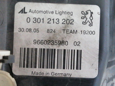 FARO DERECHO, PEUGEOT, 407