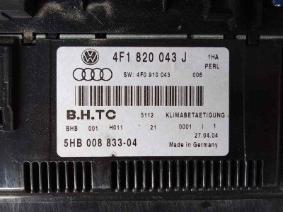 MANDO CLIMATIZADOR, Audi, A6 BERLINA (4F2)