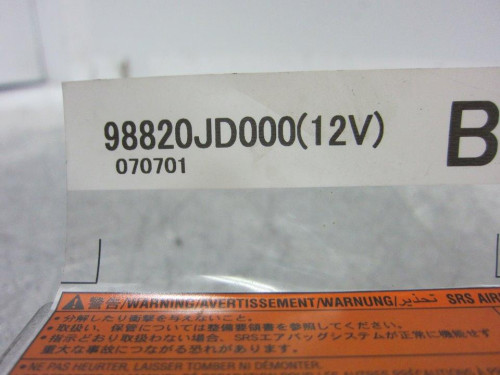  CENTRALITA AIRBAG NISSAN QASHQAI (J10) 