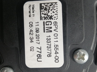 POTENCIOMETRO PEDAL, OPEL, ASTRA K BERLINA 5P