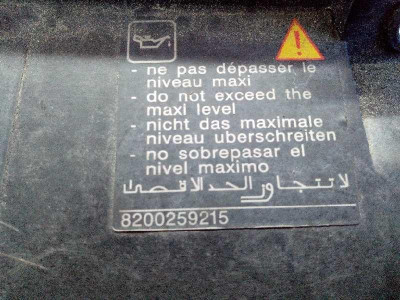 PANEL FRONTAL, RENAULT, TRAFIC II FURGÓN
