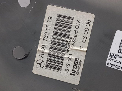 ELEVALUNAS TRASERO IZQUIERDO, MERCEDES-BENZ, CLASE B (BM 245)