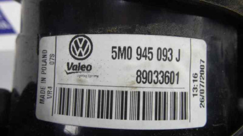  PILOTO TRASERO IZQUIERDO INTERIOR VOLKSWAGEN GOLF PLUS V (5M1) 