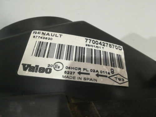  FARO DERECHO Renault MEGANE I FASE 2 BERLINA (BA0) 