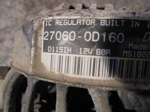 ALTERNADOR TOYOTA COROLLA VERSO (R1) 