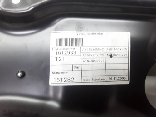 ELEVALUNAS DELANTERO DERECHO Mercedes-Benz CLASE R (BM 251) 