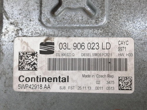  CENTRALITA MOTOR UCE SEAT IBIZA BERLINA (6J5) 