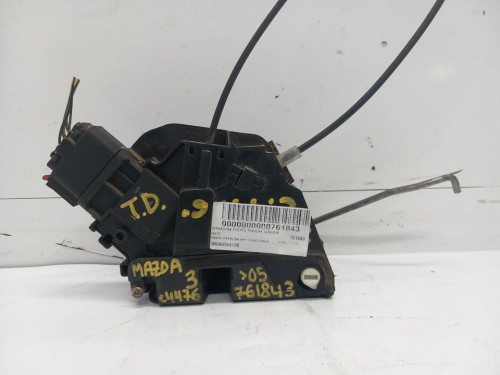  CERRADURA PUERTA TRASERA DERECHA, MAZDA, 3 BERLINA (BK) 