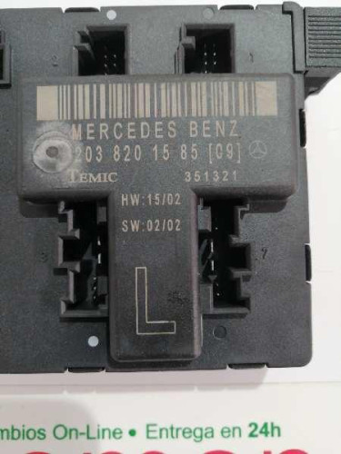  MODULO ELECTRONICO MERCEDES-BENZ CLASE C (BM 203) FAMILIAR 