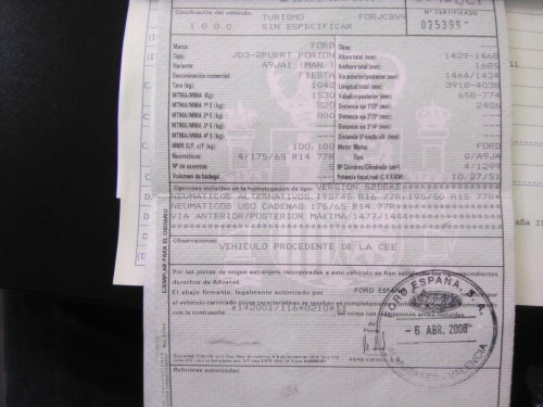  FORD FIESTA BERL./EXPRESS 