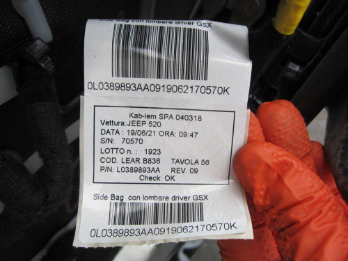  JUEGO ASIENTOS COMPLETO FIAT 500X (334) 