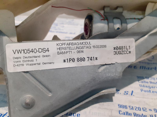  AIRBAG CORTINA DELANTERO IZQUIERDO 