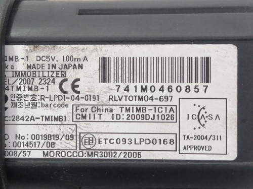  CONMUTADOR DE ARRANQUE TOYOTA PRIUS (ZVW30) 