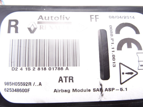  AIRBAG LATERAL DERECHO RENAULT CLIO IV 