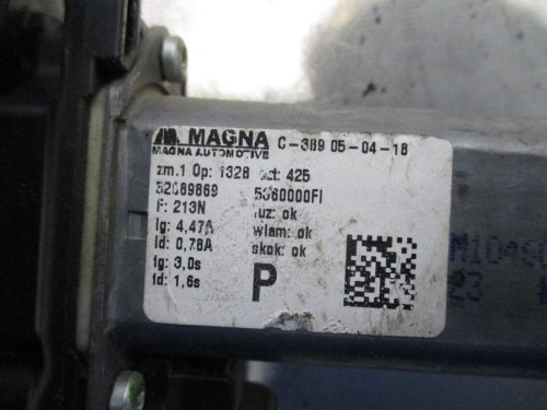 ELEVALUNAS DELANTERO DERECHO FIAT 500 (150) BERLINA 