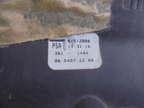 PALANCA CAMBIO PEUGEOT 207 