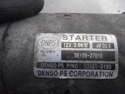 MOTOR ARRANQUE, HYUNDAI, TUCSON (JM)