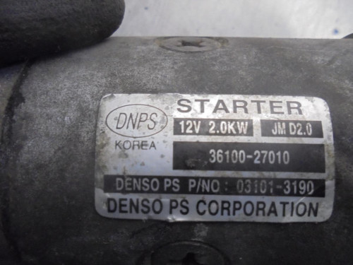  MOTOR ARRANQUE HYUNDAI TUCSON (JM) 