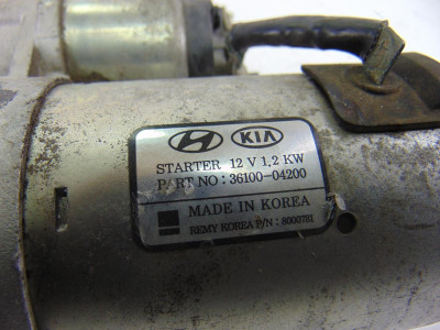 MOTOR ARRANQUE, KIA, RIO (YB)