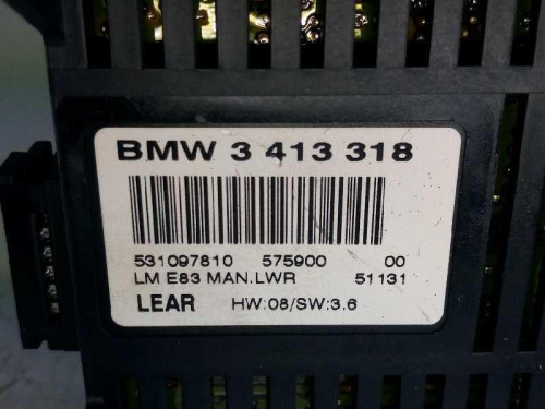  MODULO ELECTRONICO BMW SERIE X3 (E83) 