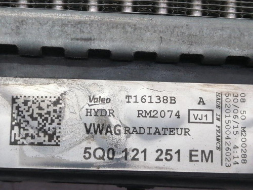  RADIADOR AGUA SKODA SUPERB BERLINA (3V3) 