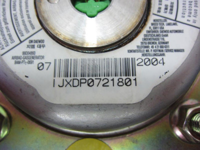 AIRBAG DELANTERO IZQUIERDO, CHEVROLET, MATIZ (2004)