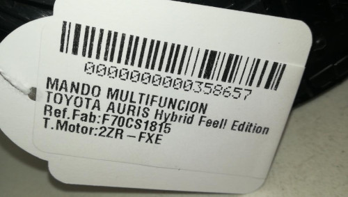  MANDO MULTIFUNCION, TOYOTA, AURIS (E18) 