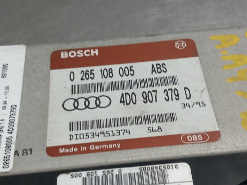 CENTRALITA ABS AUDI A4 BERLINA (B5) 