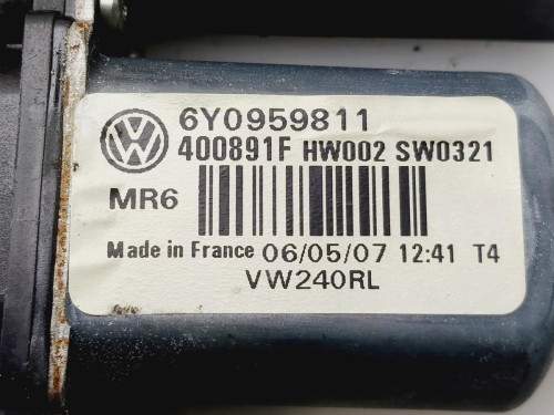 MOTOR ELEVALUNAS TRASERO IZQUIERDO VOLKSWAGEN POLO IV (9N3) 