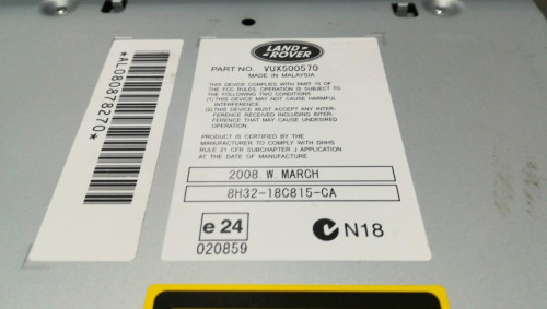  SISTEMA AUDIO / RADIO CD LAND ROVER RANGE ROVER (LM) 