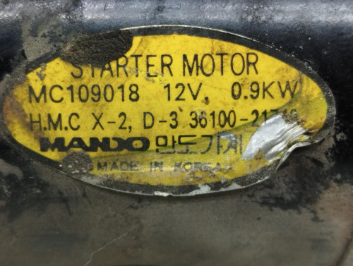  MOTOR ARRANQUE Hyundai ACCENT (LC) 