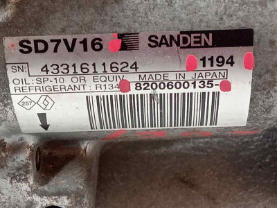 COMPRESOR AIRE ACONDICIONADO, DACIA, LOGAN 1