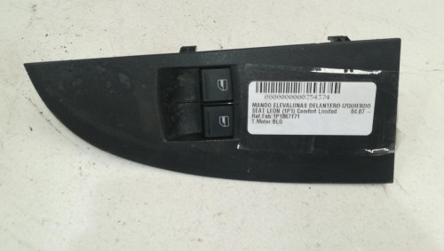 MANDO ELEVALUNAS DELANTERO IZQUIERDO Seat LEON (1P1) 