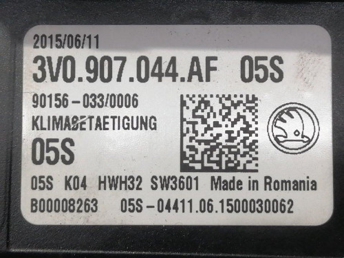  MANDO CLIMATIZADOR SKODA SUPERB BERLINA (3V3) 