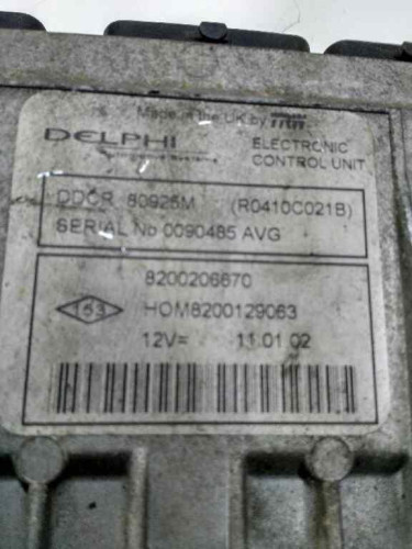  CENTRALITA MOTOR UCE Renault CLIO II FASE II (B/CB0) 