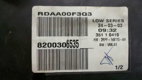 CUADRO INSTRUMENTOS RENAULT MEGANE II BERLINA 5P 