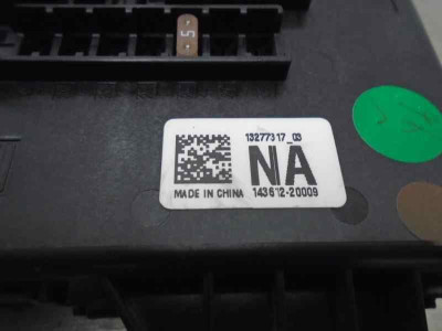 CAJA RELES / FUSIBLES, OPEL, INSIGNIA BERLINA