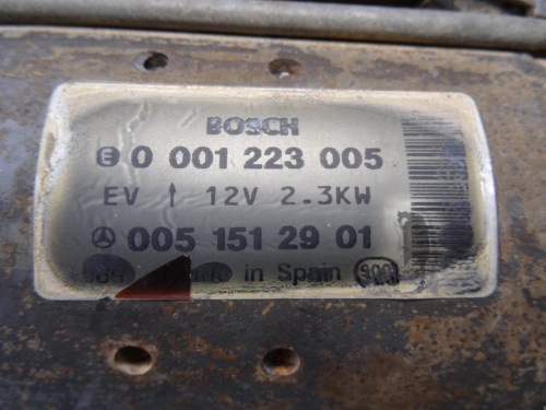 MOTOR ARRANQUE, MERCEDES-BENZ, CLASE E (BM 210) BERLINA