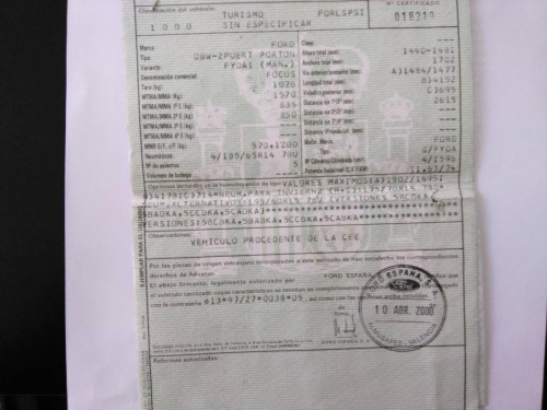 FORD FOCUS BERLINA (CAK) — автомобиль-донор на запчасти 