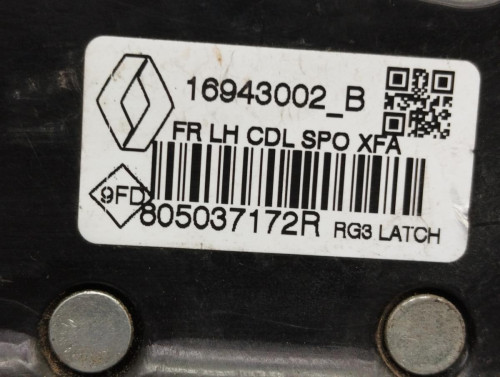 CERRADURA PUERTA DELANTERA IZQUIERDA Renault SCENIC IV 