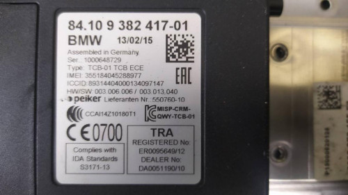 MODULO ELECTRONICO BMW SERIE I3 (I01) 